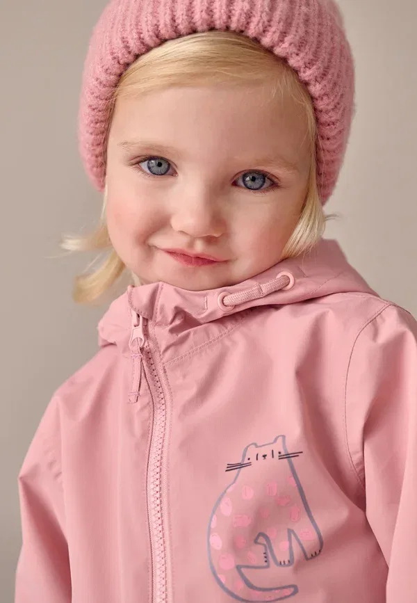 Комбинезон с принтом Animals Regular fit - rainsuit Next, pale pink, бледно-розовый — фото 4