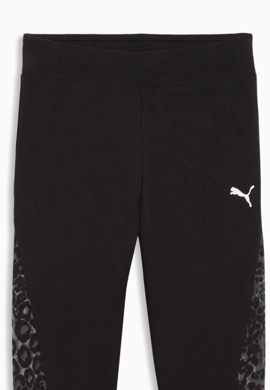 Узкие леггинсы PUMA черного цвета — фото 3