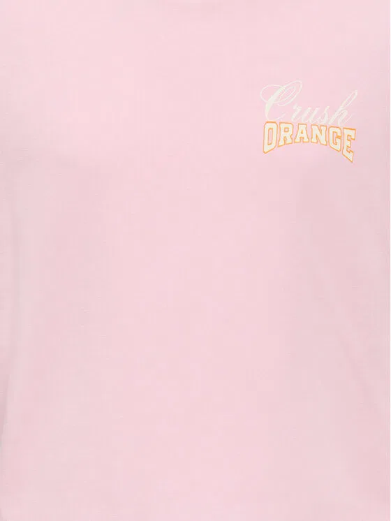 Футболка cropped fit Annbel Kids Only, розовый — фото 3