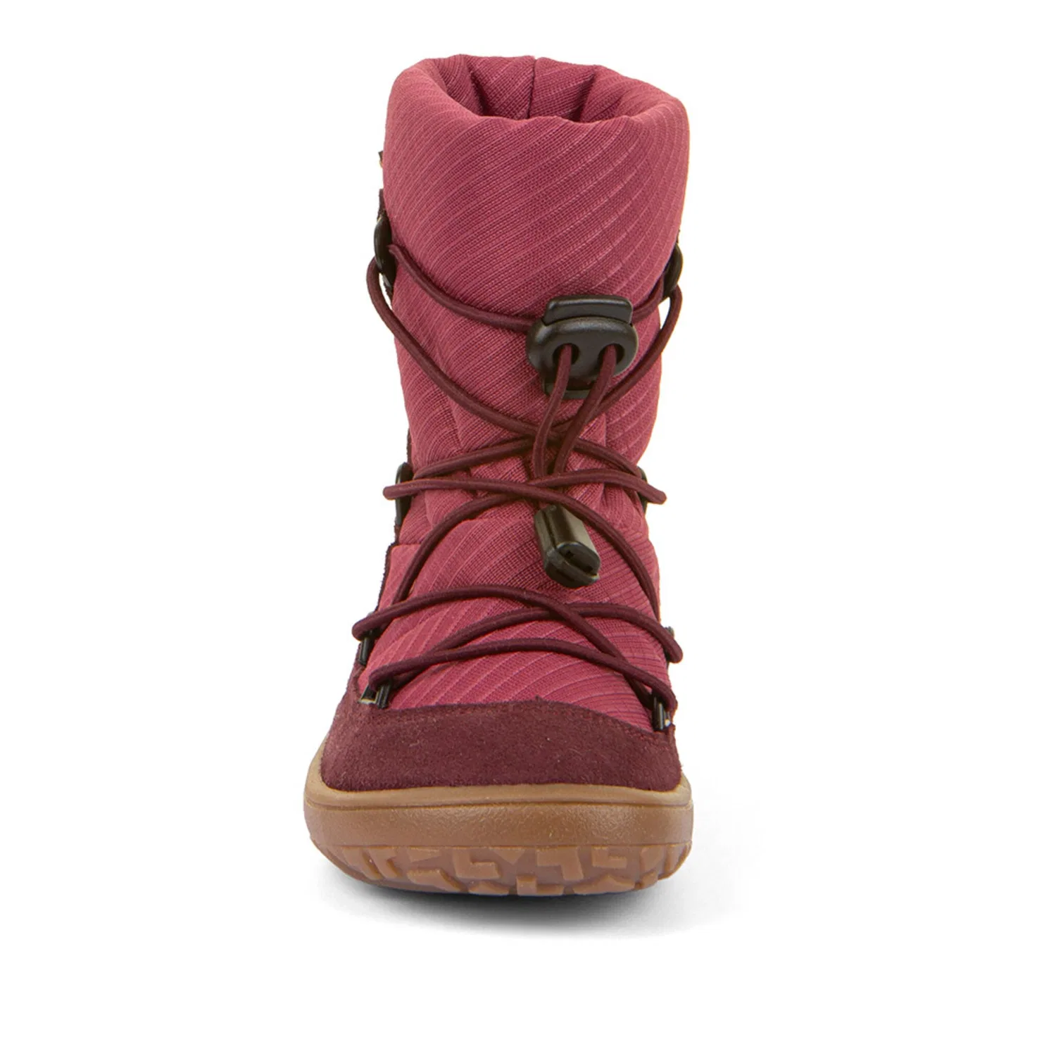 Детские дутики для ходьбы босиком с TEX-мембраной froddo, Bordeaux Pink Grau — фото 4