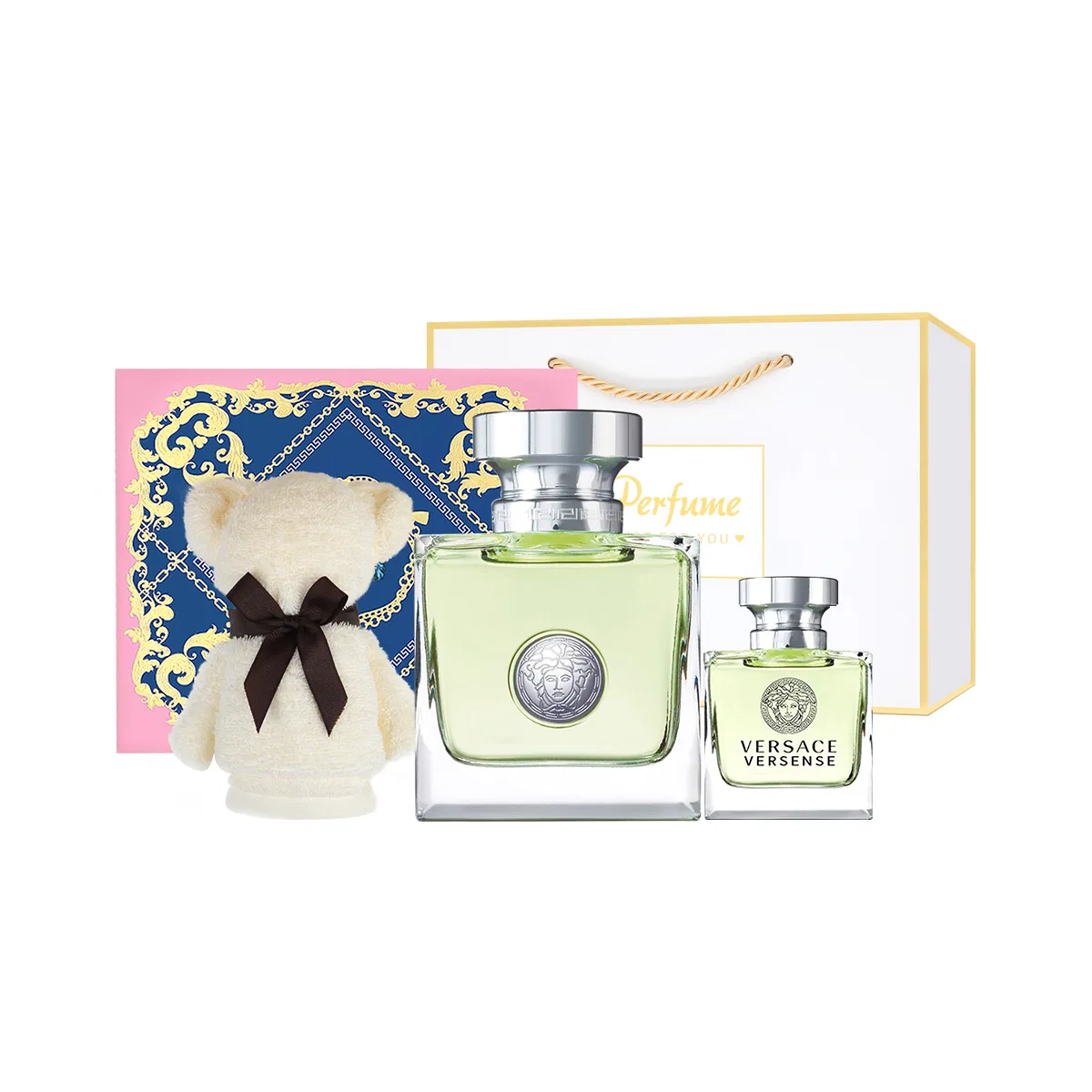 Женский набор парфюмерии VERSACE Heartbeat Woman, 30 мл + 5 мл, Floral Scent