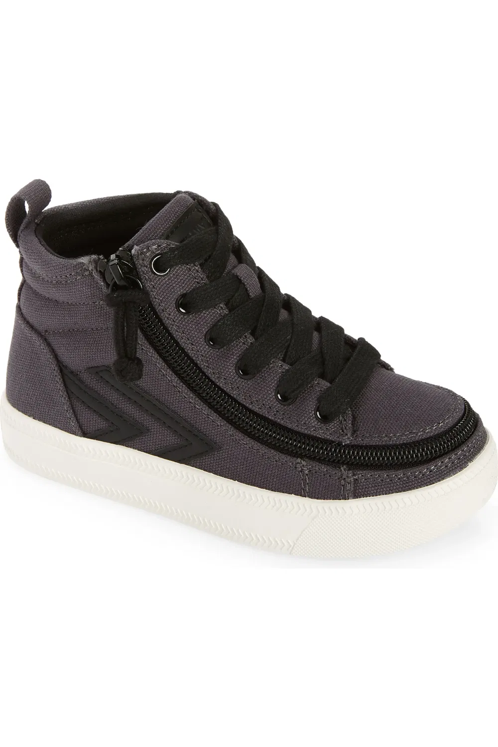 Кроссовки детские высокие с молнией Billy CS BILLY Footwear, Charcoal/Black