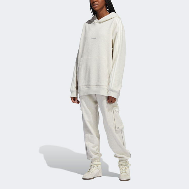 X Ivy Park Cargo Sweat Pants All Gender Cream Melange Adidas, белый — фото 3