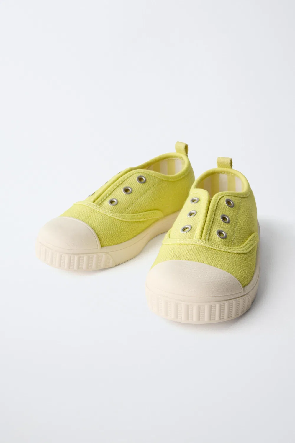ТКАНЕВЫЕ КРОССОВКИ ZARA, Yellow — фото 4