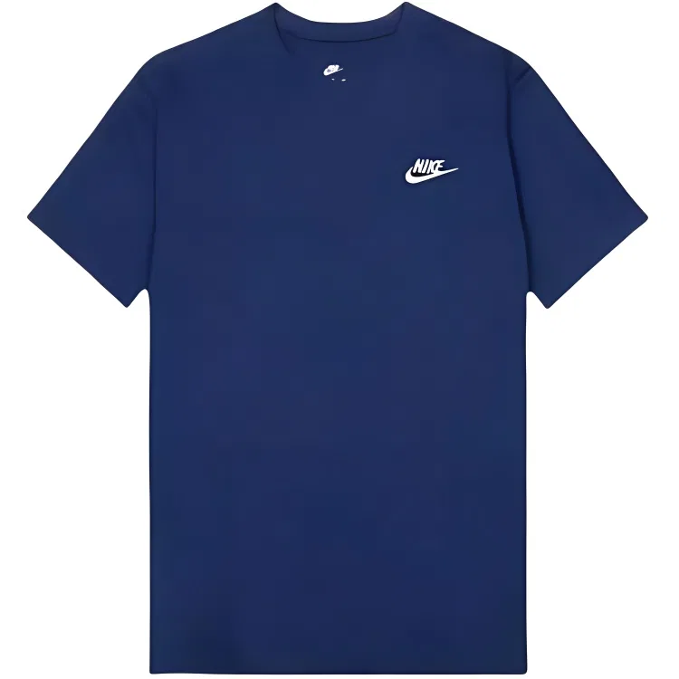 Мужской спортивный комплект с коротким рукавом Nike Dri FIT Standard Issue, Navy Blue/Black — фото 4