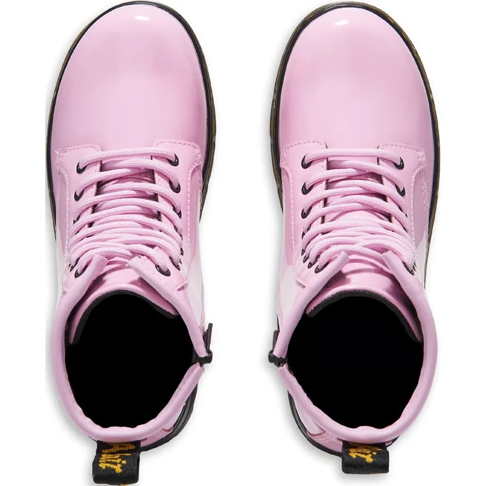 Детские ботинки Aprile на шнуровке в стиле милитари Dr. Martens, Pink — фото 4