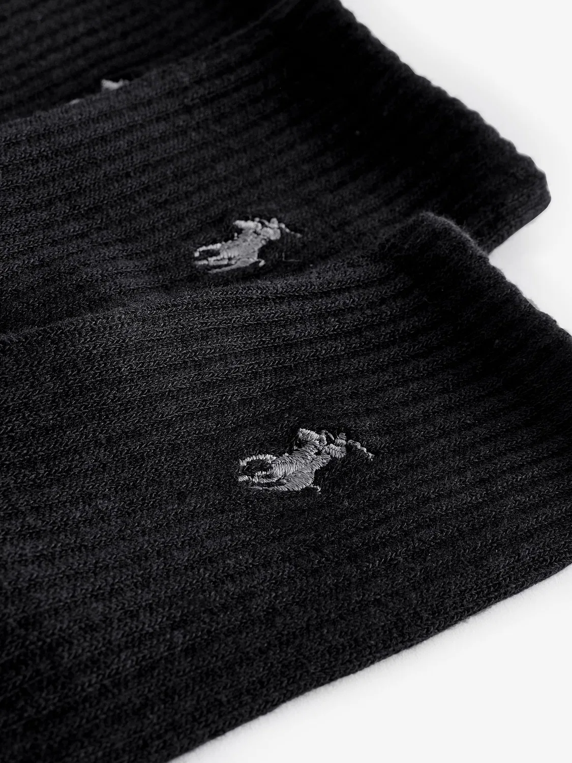 Носки повседневные Polo Ralph Lauren Black Chrome, черные — фото 3