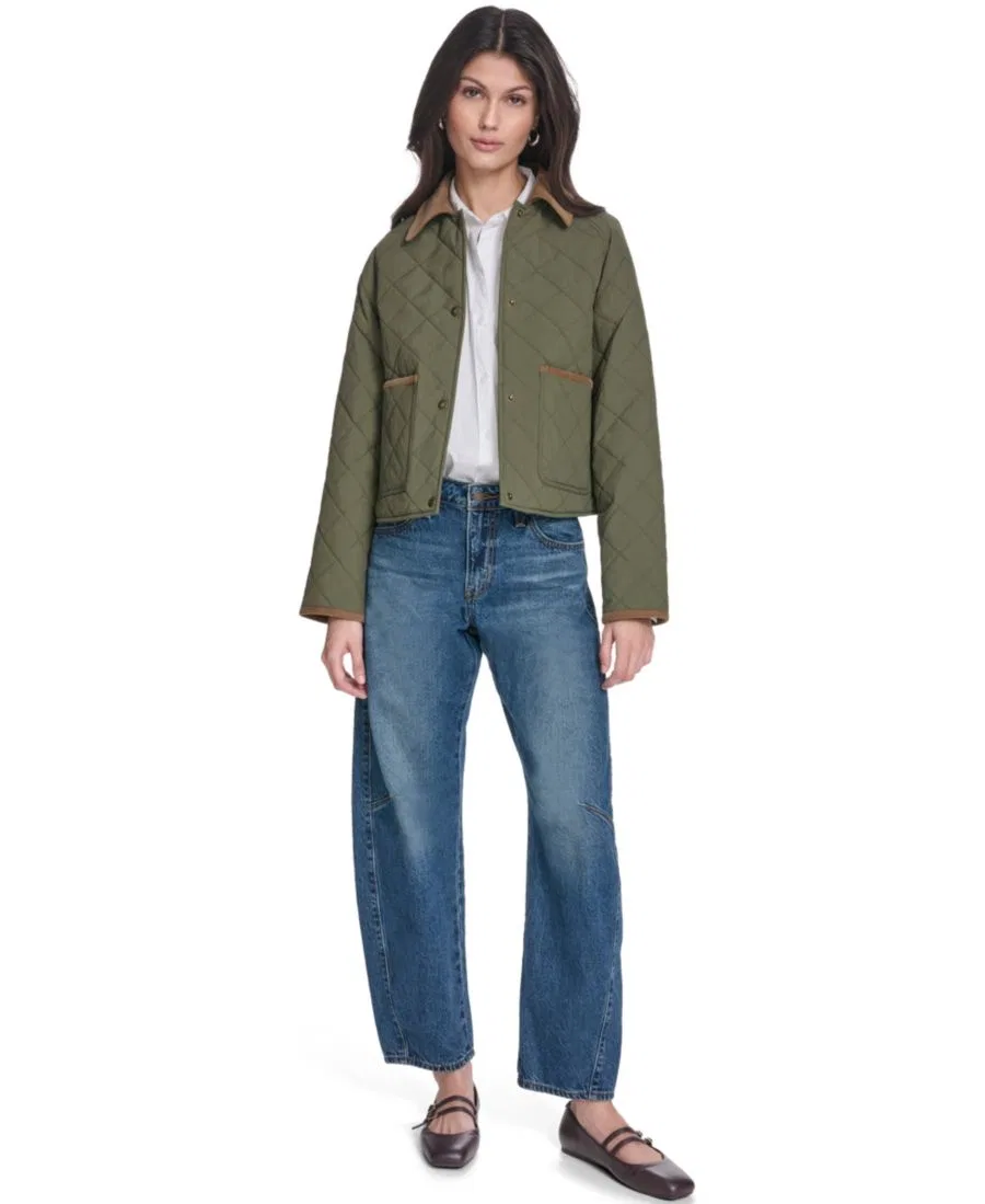 Женская куртка Diamond Quilted Levi's, Olive