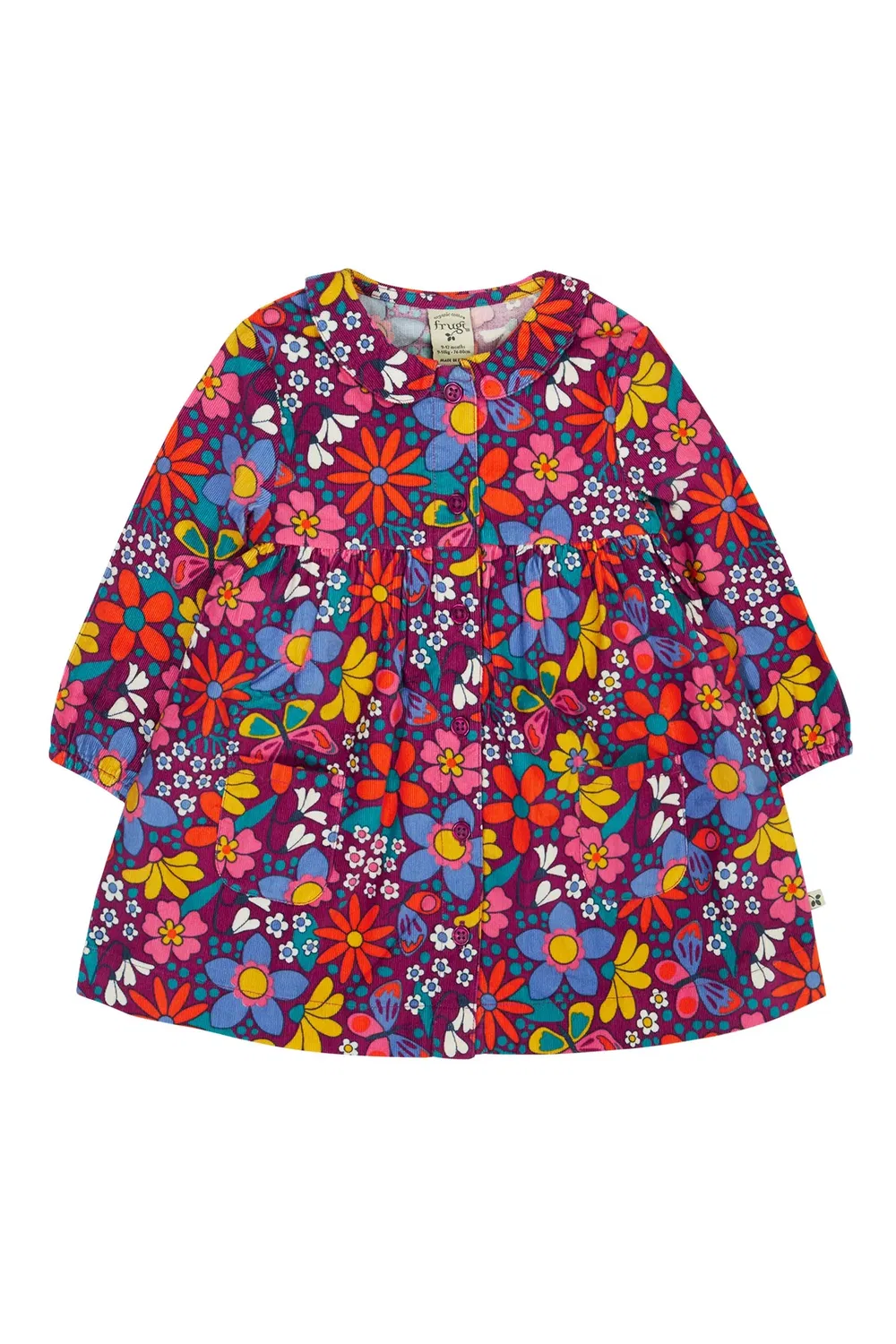Платье из вельвета Cord Frugi, Purple