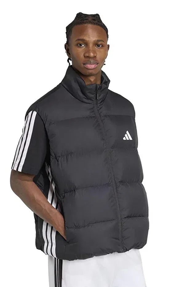 Мужская спортивная жилетка с принтом Adidas, Black — фото 3