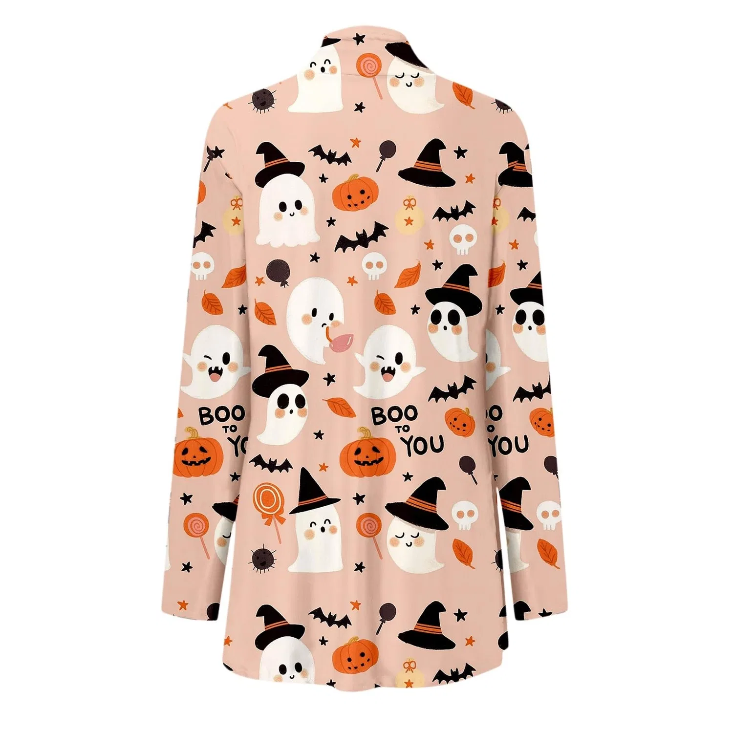 Женский кардиган с длинным рукавом Halloween Cardigan, Beige-w — фото 3