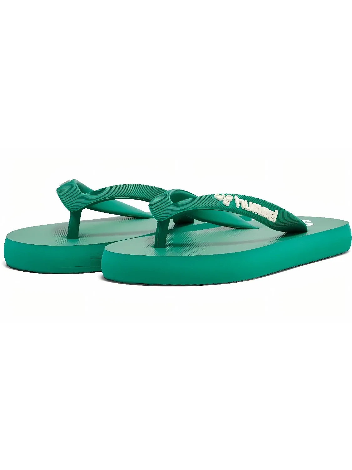 Шлепанцы детские с принтом Flip Flop Jr Hummel, зеленый