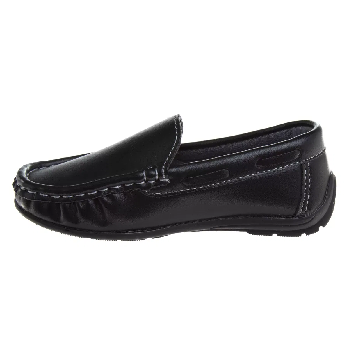 Детские ботинки для мальчиков slip-on с искусственной кожи Josmo Shoes, Black — фото 2