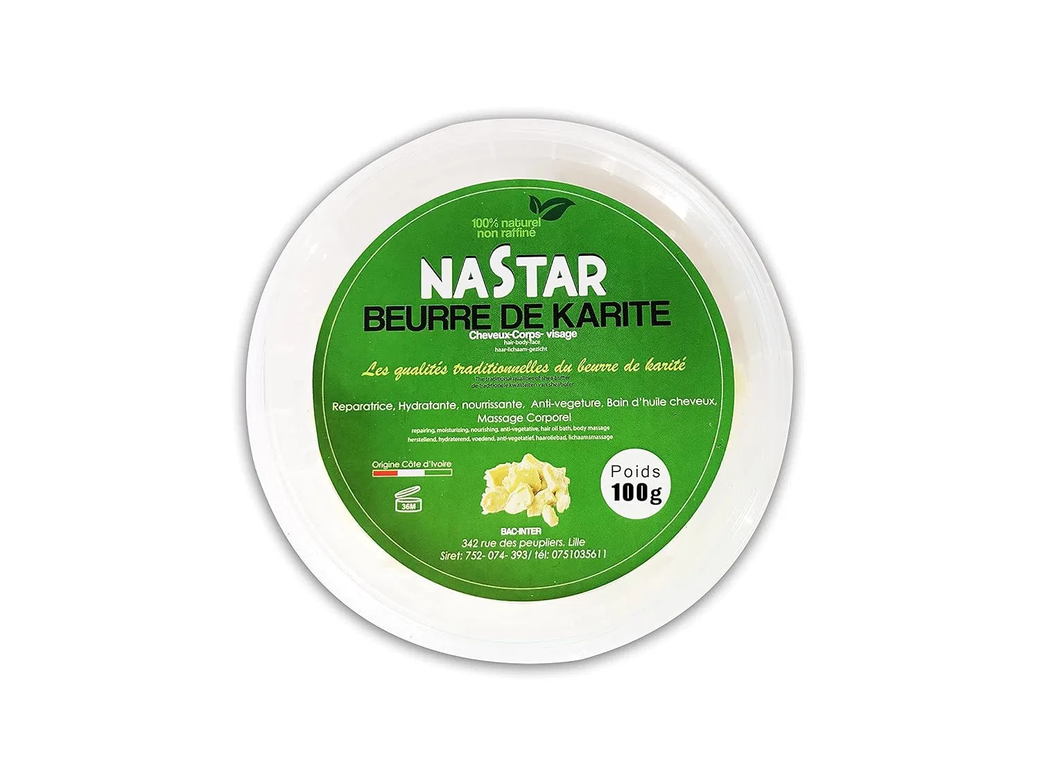 Масло Ши NASTAR, 100г — фото 2