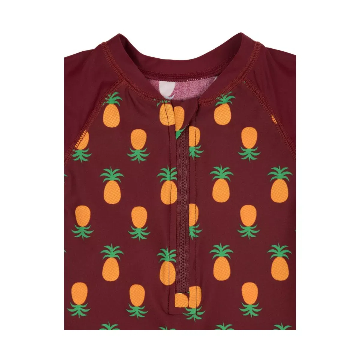 Детский рашгард для мальчиков с коротким рукавом Leveret ONLINE UNIQUE RTW SWIM, Pineapple — фото 3