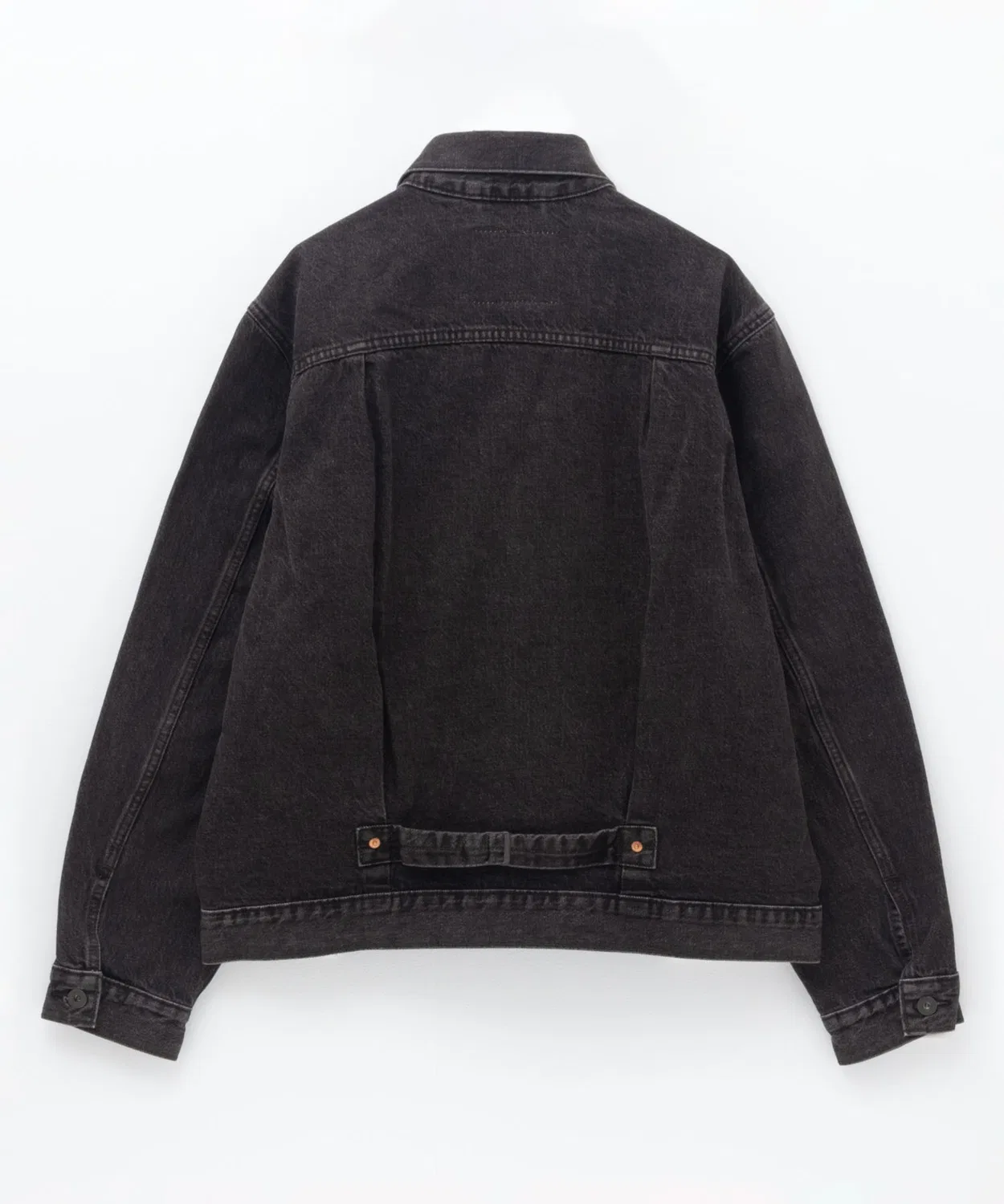 Мужская джинсовая куртка-тракер с пуговицами, модель Midnight Harvest Levi's, Black — фото 2