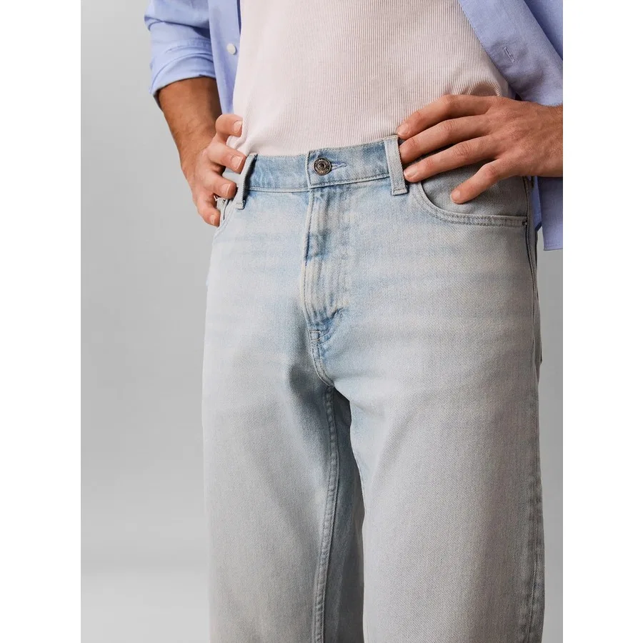 Мужские спортивные штаны Calvin Klein Classic Taper Vintage, Za5, Синий — фото 2