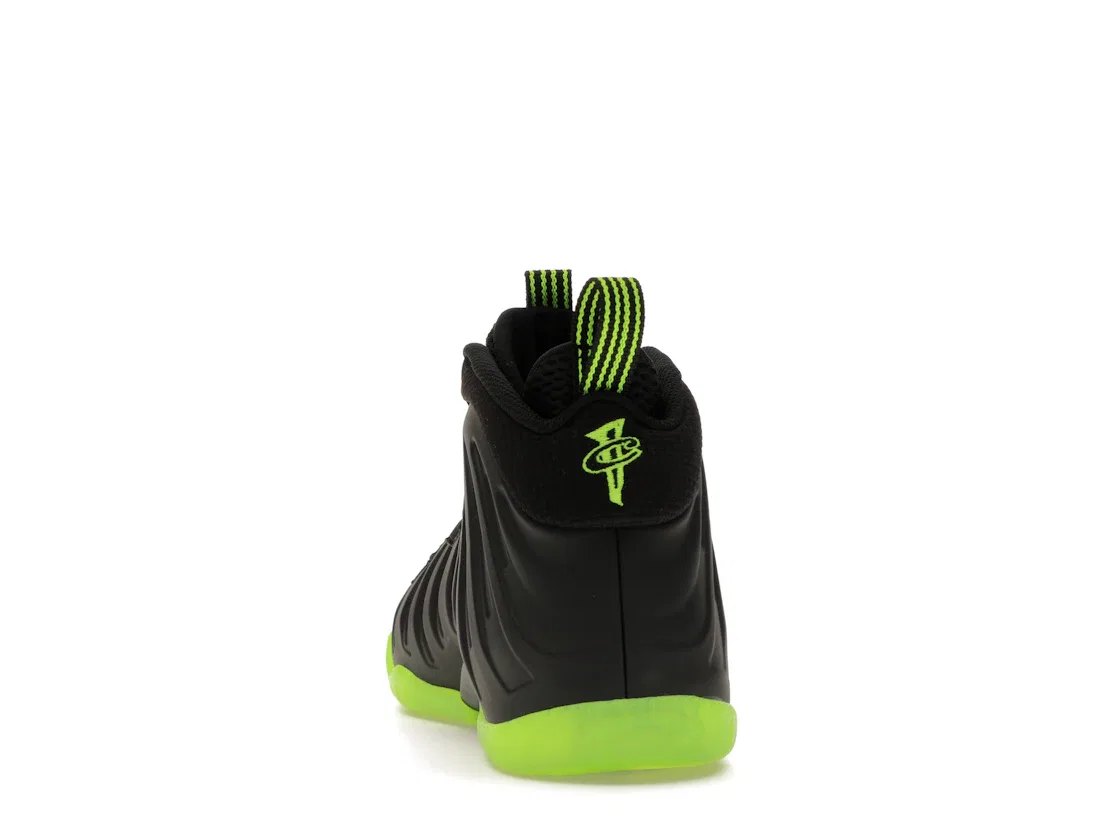 Детские кроссовки Lifestyle с принтом Nike Little Posite One Nike, Black/Volt — фото 4