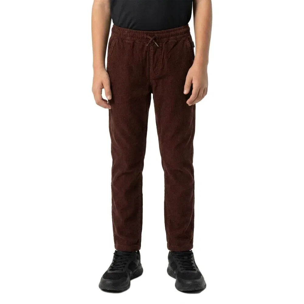 Детские брюки для мальчиков с эластичным поясом Quiksilver Taxer Cord, Brown