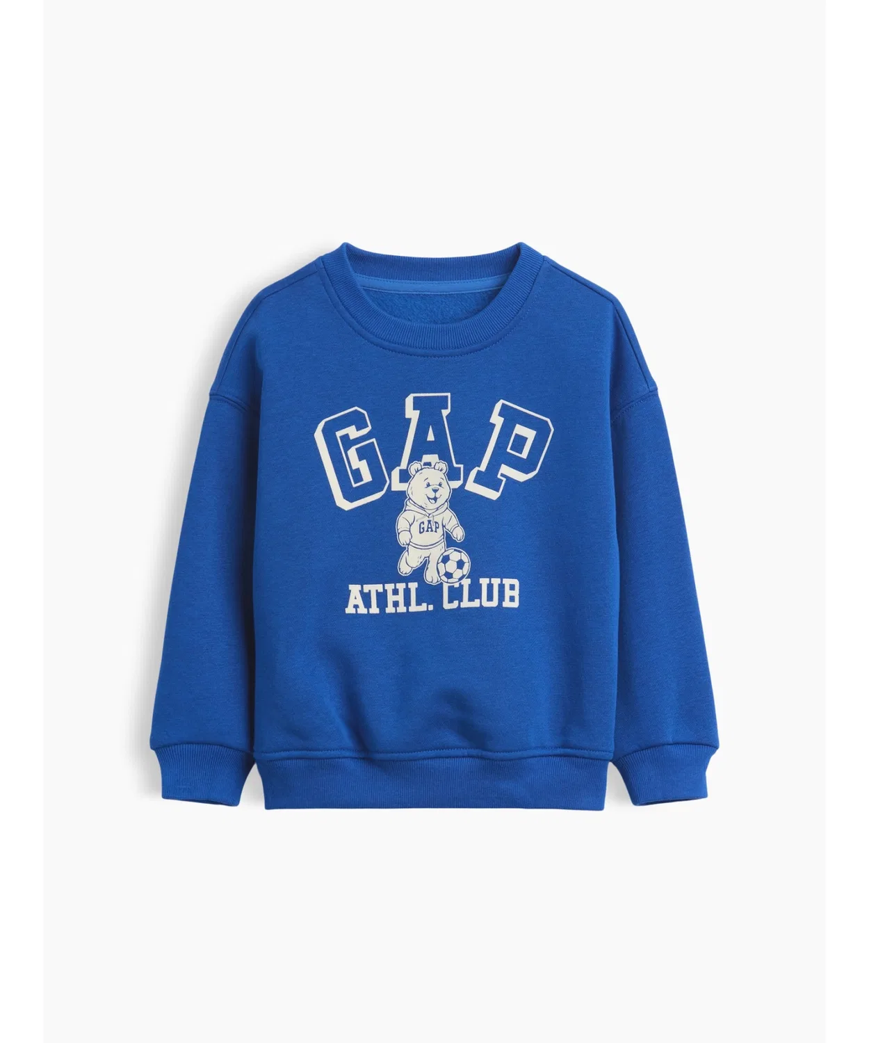 Детский свитшот с длинным рукавомVintage Soft Varsity Style GAP, Blue