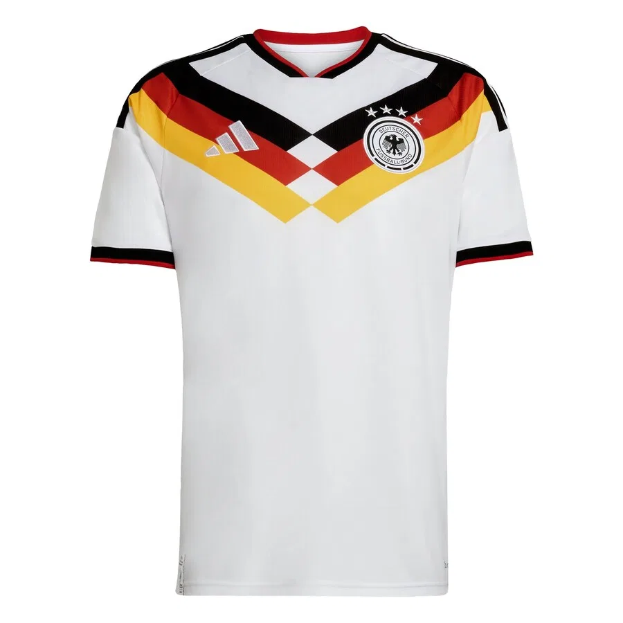 Футболка ADIDAS PERFORMANCE 'Deutschland 26 Home' белого цвета
