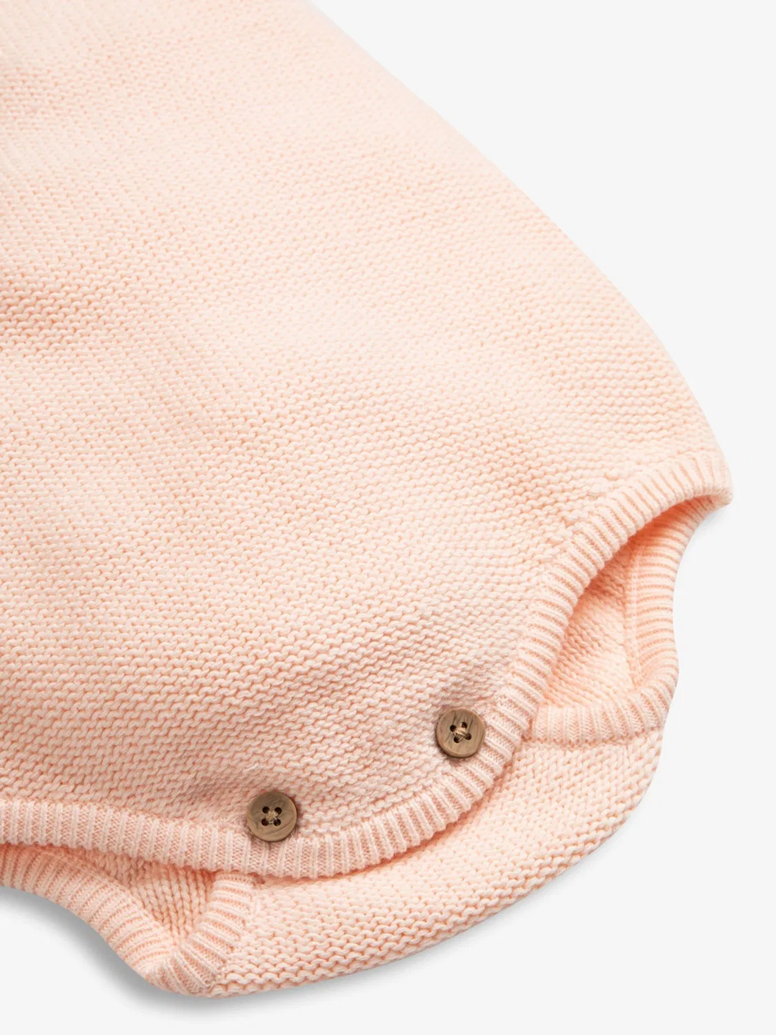 Комбинезон вязаный, модель Stylish Knitted The Little Tailor, розовый — фото 3