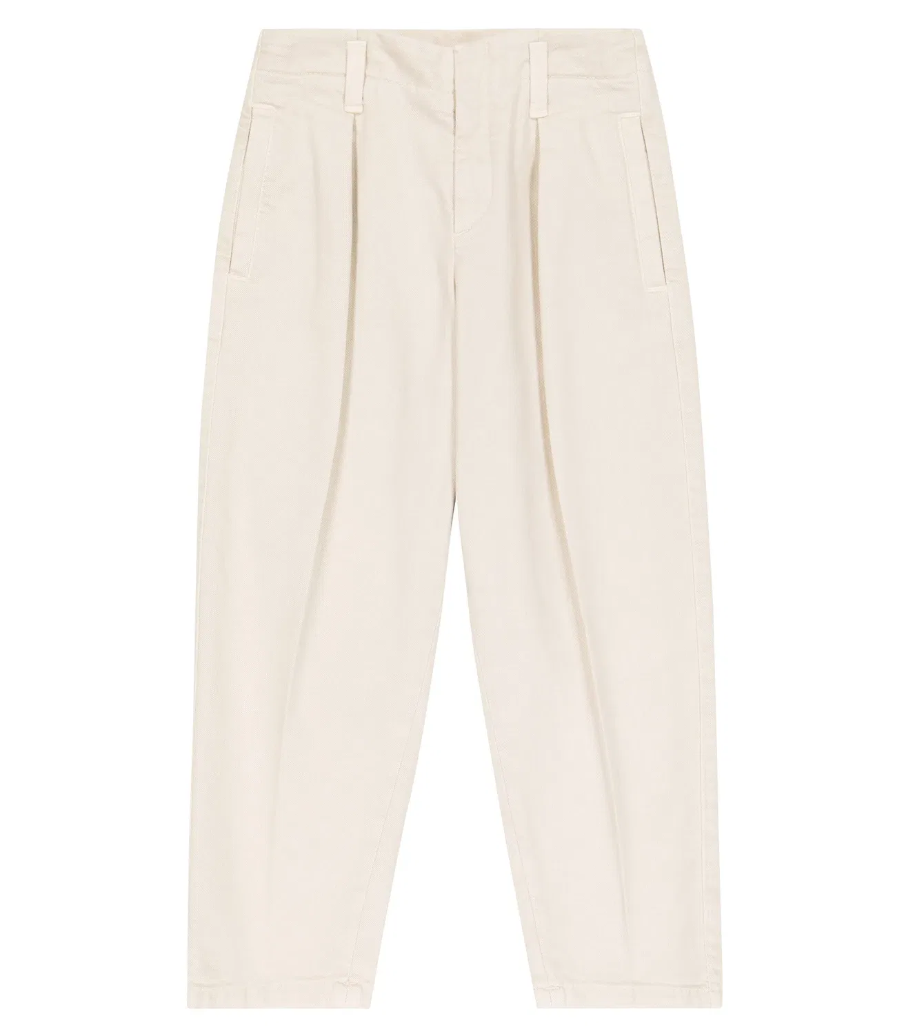 Джинсы плиссированные Brunello Cucinelli Kids, белый