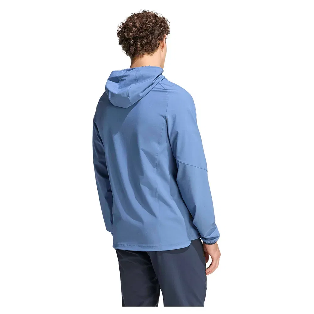 Мужская ветровка с капюшоном Argentina Tiro Travel Windbreaker Adidas, Blue — фото 2