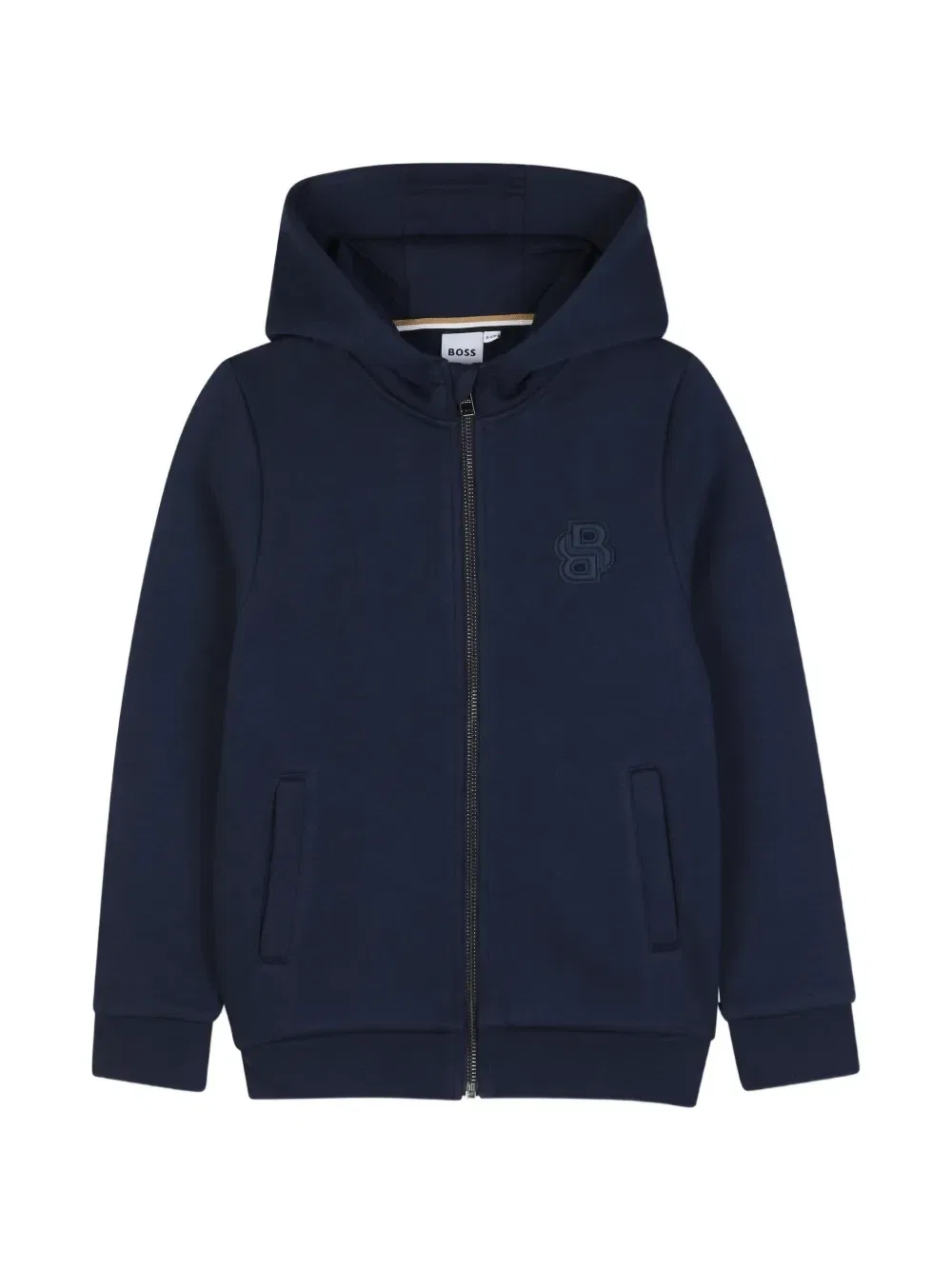 Худи с нашивкой-логотипом Boss Kidswear, синий