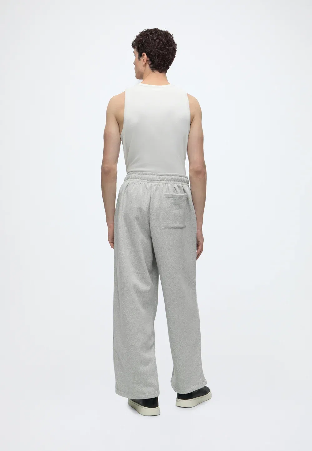 Широкие спортивные штаны для танцовщиц Gap, Light Heather Grey — фото 3