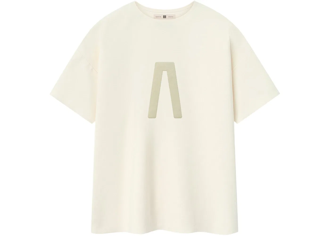 Мужская футболка с длинным рукавом Adidas Fear Of God Athletics Tee, Cream White