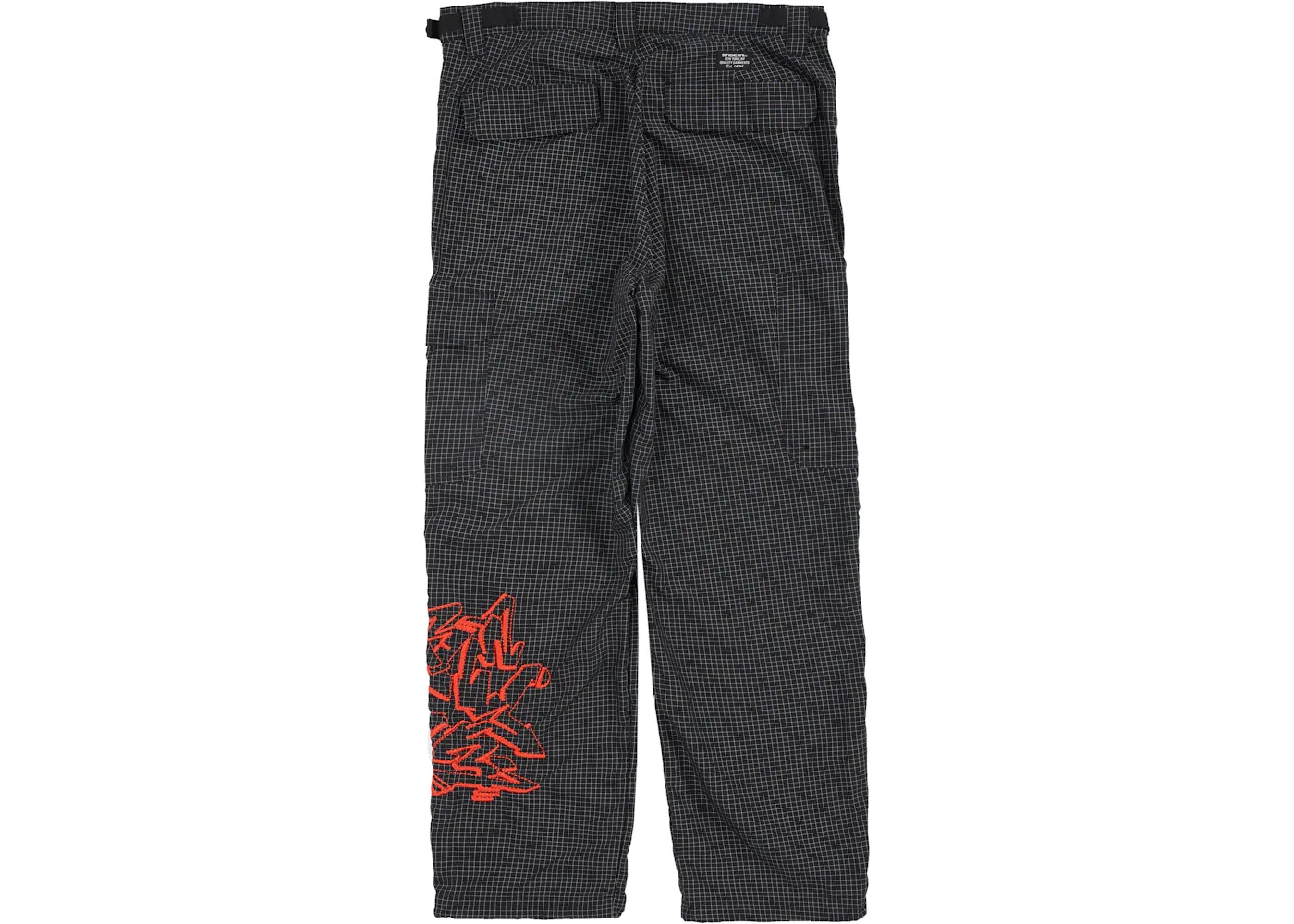Мужские брюки из рипстоп-нейлона Supreme Support Unit Nylon Ripstop Pant, Black — фото 2