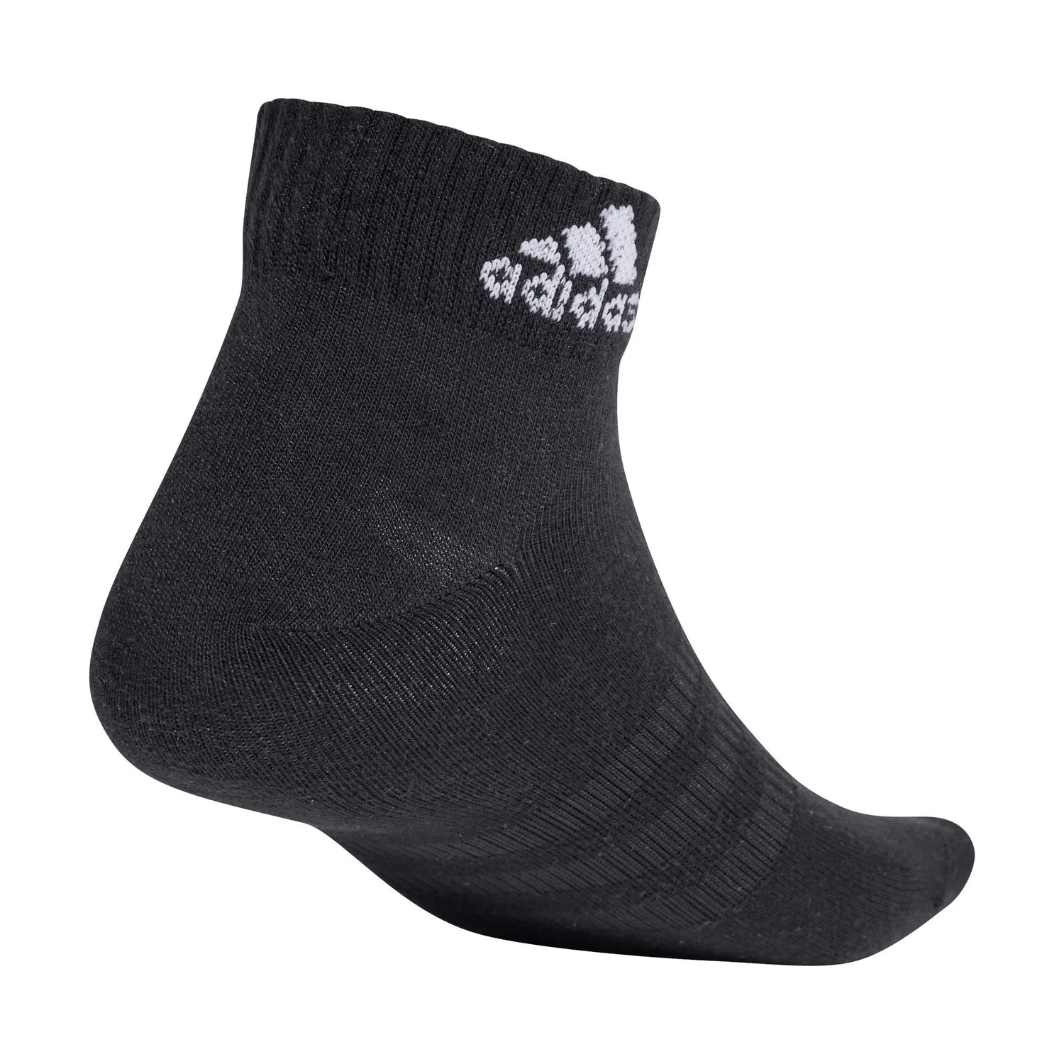 Легкие носки с поддержкой свода стопы Thin and Light Ankle 3P Adidas, Grau Weiss Schwarz — фото 4