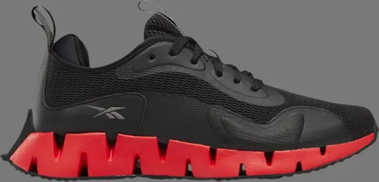

Кроссовки zig dynamic 'black instinct red' Reebok, черный