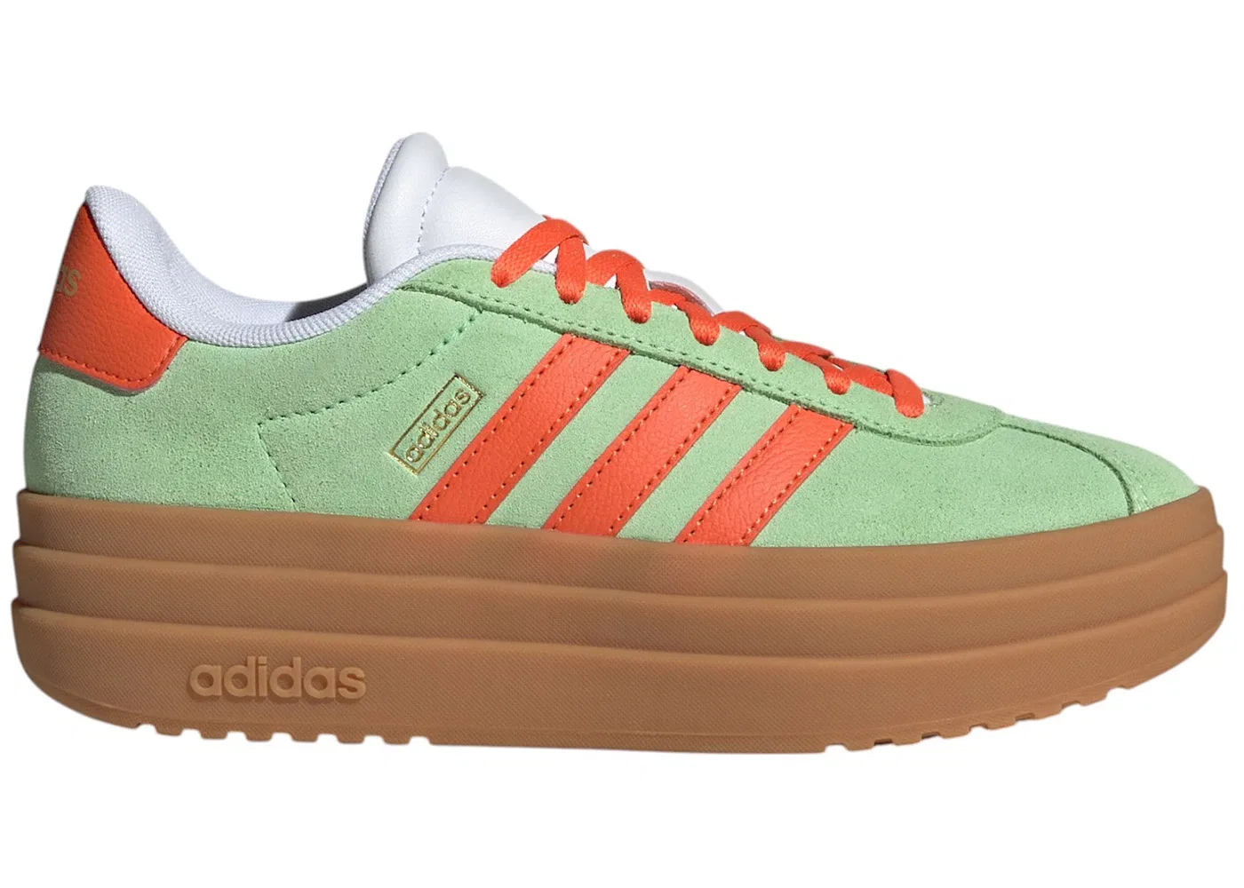 Детские кроссовки Lifestyle Adidas VL Court Bold, Semi Green Spark Semi Impact Orange Cloud White