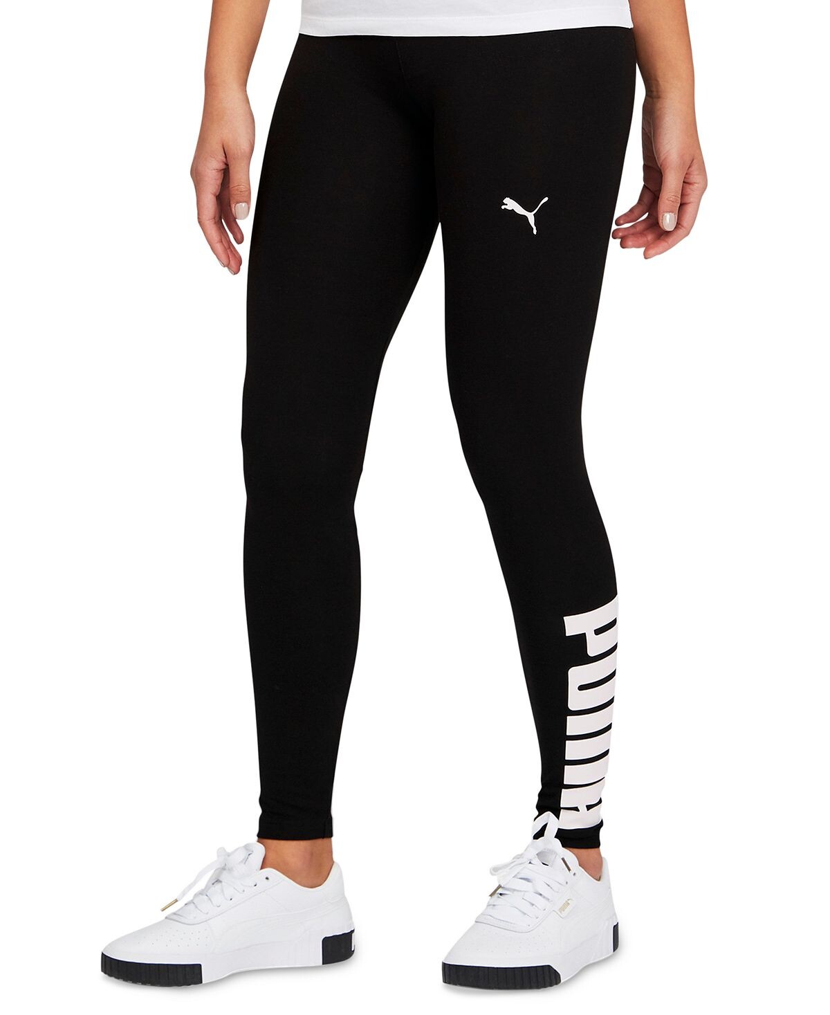 

Леггинсы Puma Graphic Full-Length, черно-белый
