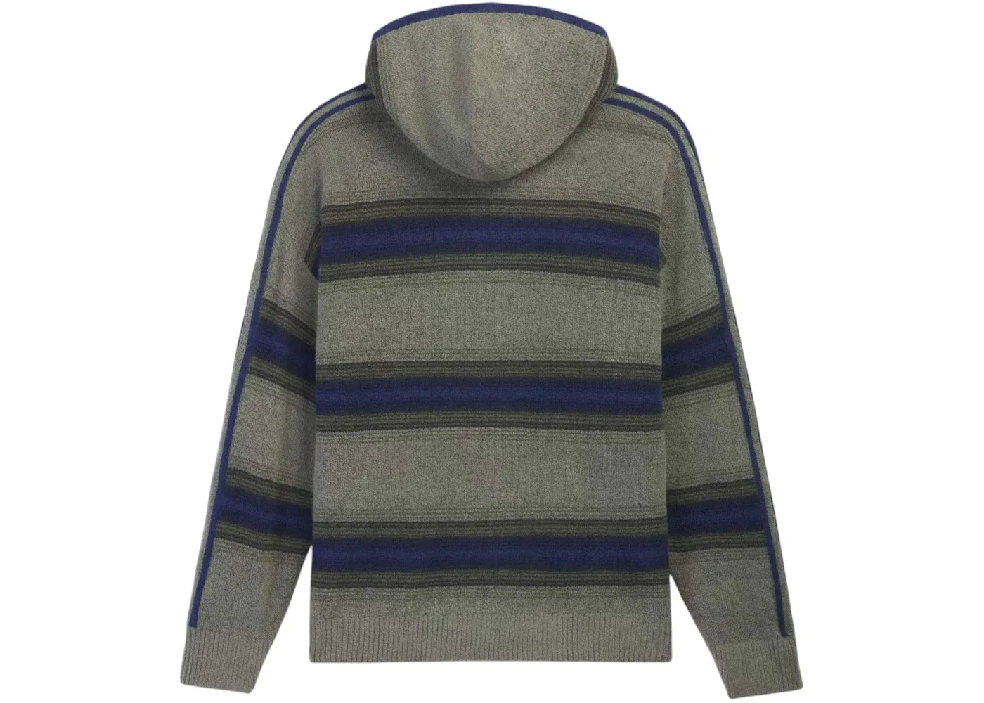 Мужская худи CLOT Baja Hoodie By Edison Chen Adidas, Trace Khaki/Tech Indigo — фото 2