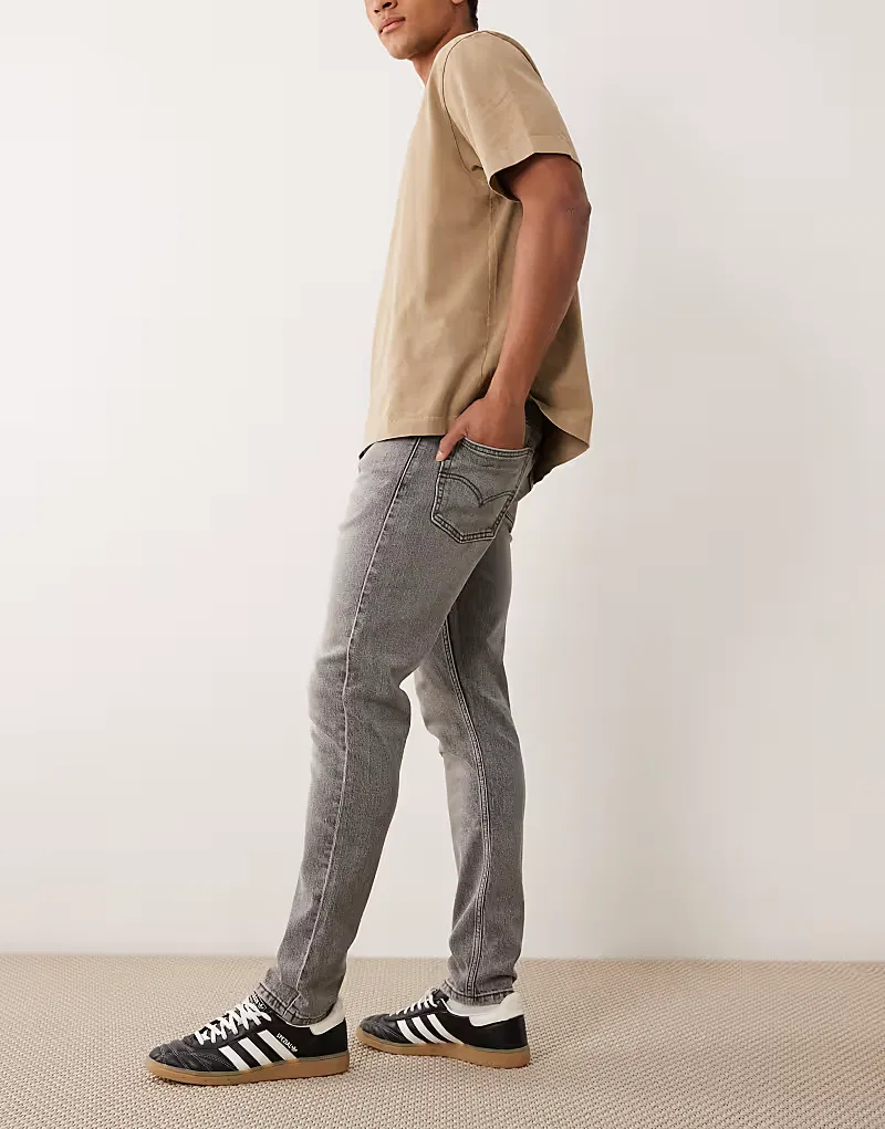 Джинсы Levi's 515 slim серого — фото 2