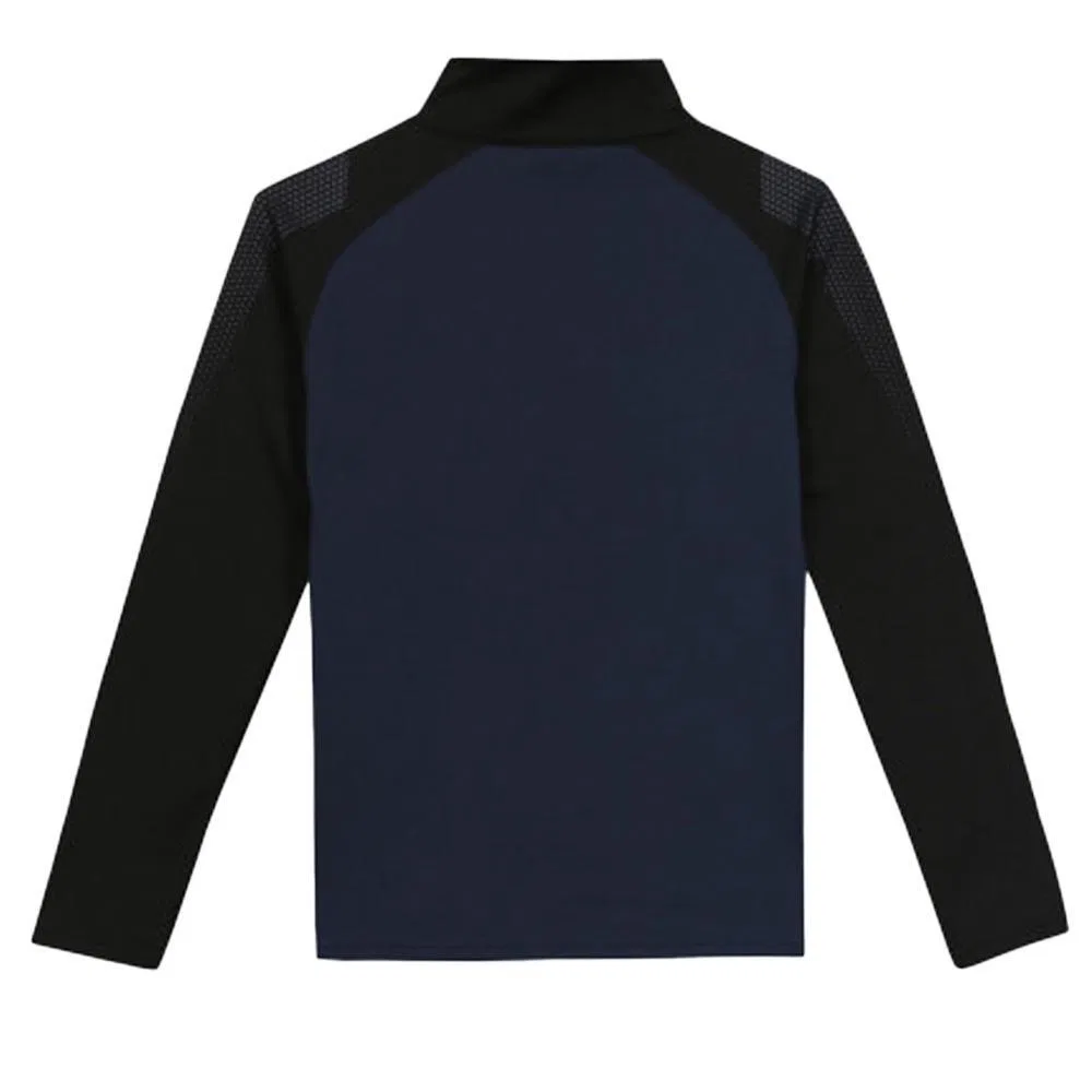Детский свитшот с длинным рукавом Umbro, Schwarz Mitternachtsindigo Navyblau — фото 3