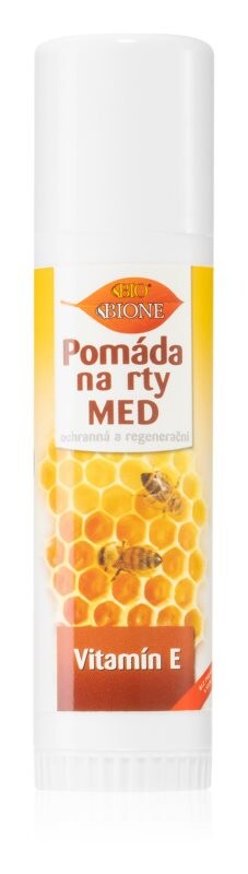 

Регенерирующая и защитная помада с витамином Е Bione Cosmetics Honey + Q10