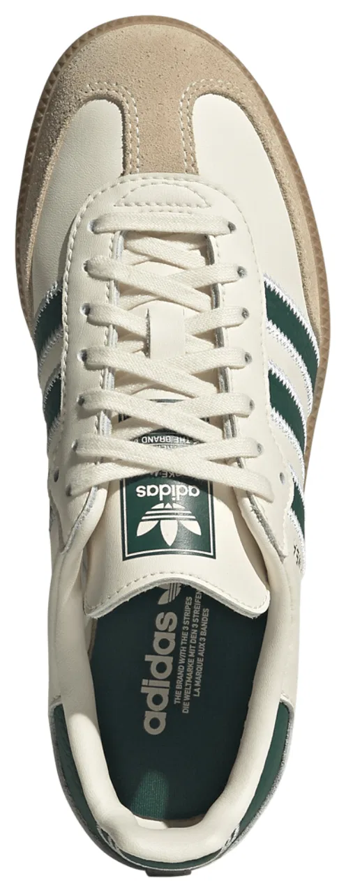 Кроссовки для мальчиков Samba Adidas, цвет Cream White/Collegiate Green/Gum — фото 4