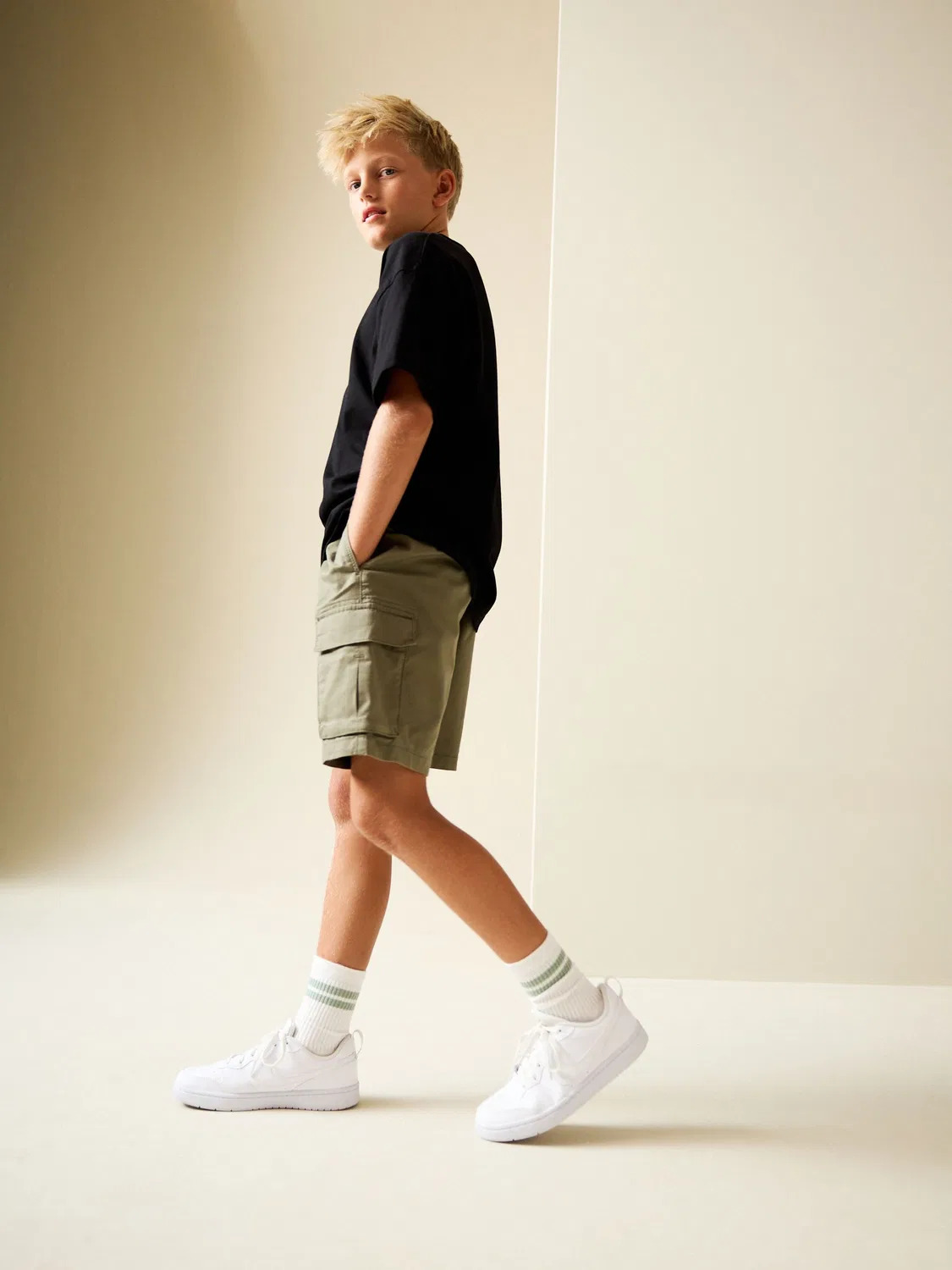Шорты карго модель Cargo Shorts Next, хаки — фото 2