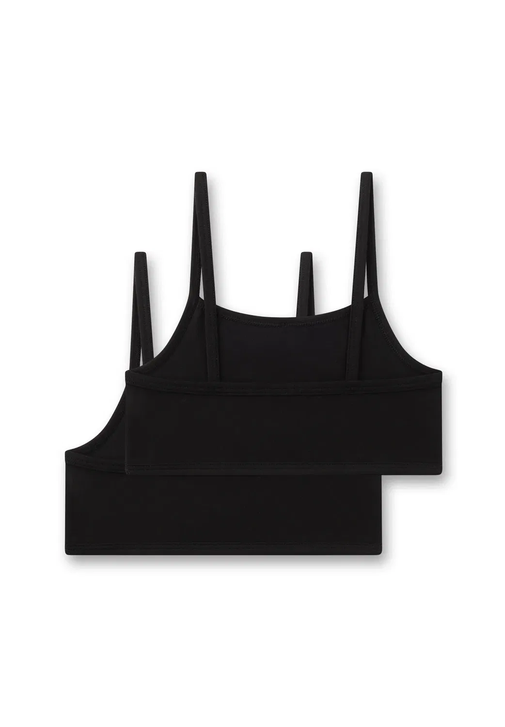 Mädchen-Bustier (doppelpack) - бюстье Sanetta, Schwarz — фото 2