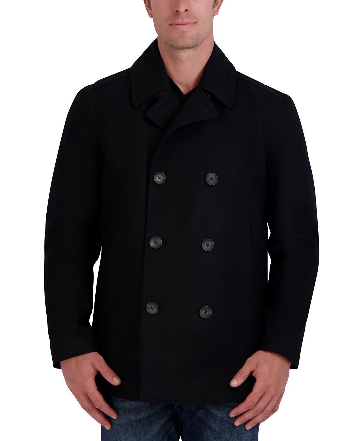 

Мужской классический бушлат Nautica, черный