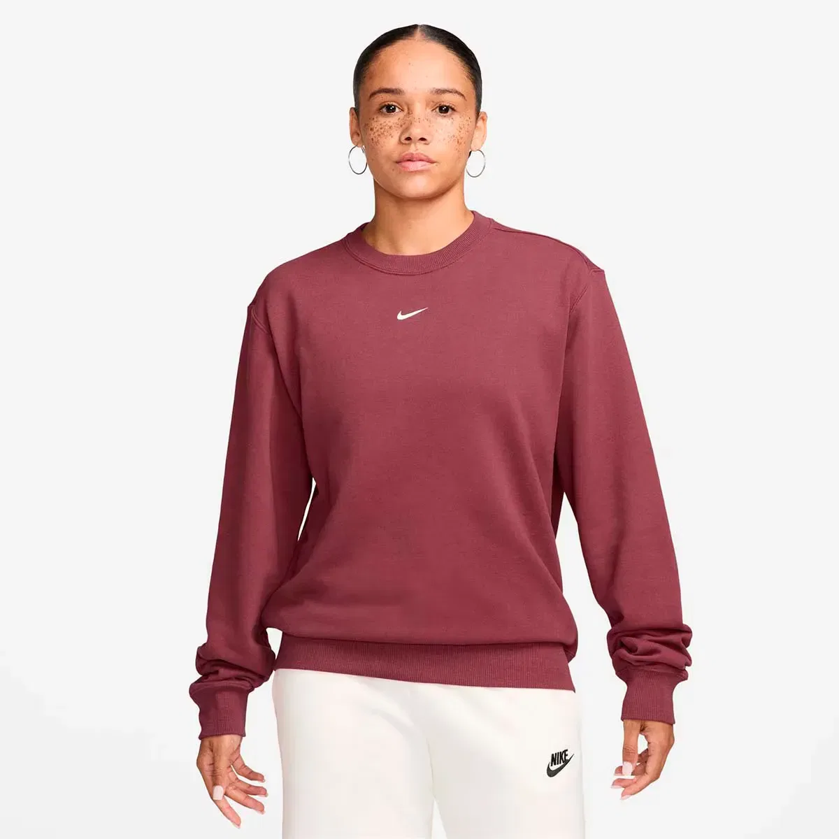 Женская толстовка с круглым вырезом Nike, Red