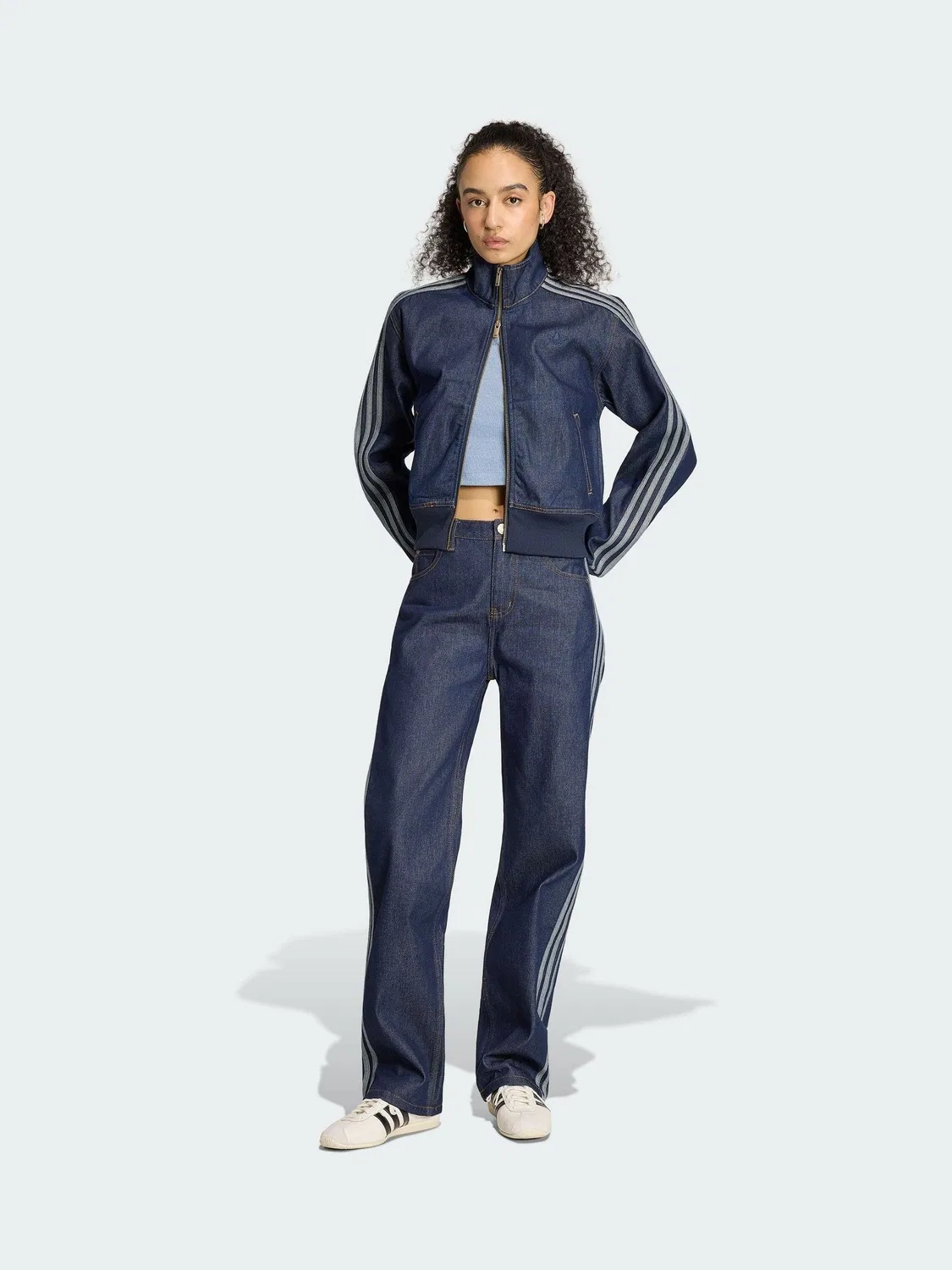 Джинсы Alpha Industries Foil Basic, adidas Originals, Blue Denim — фото 4