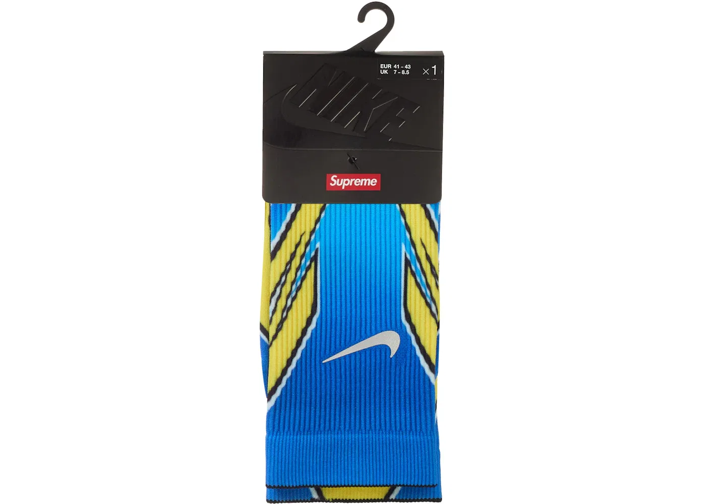Унисекс носки Supreme Nike Spark Crew Sock, Blue Multi — фото 2