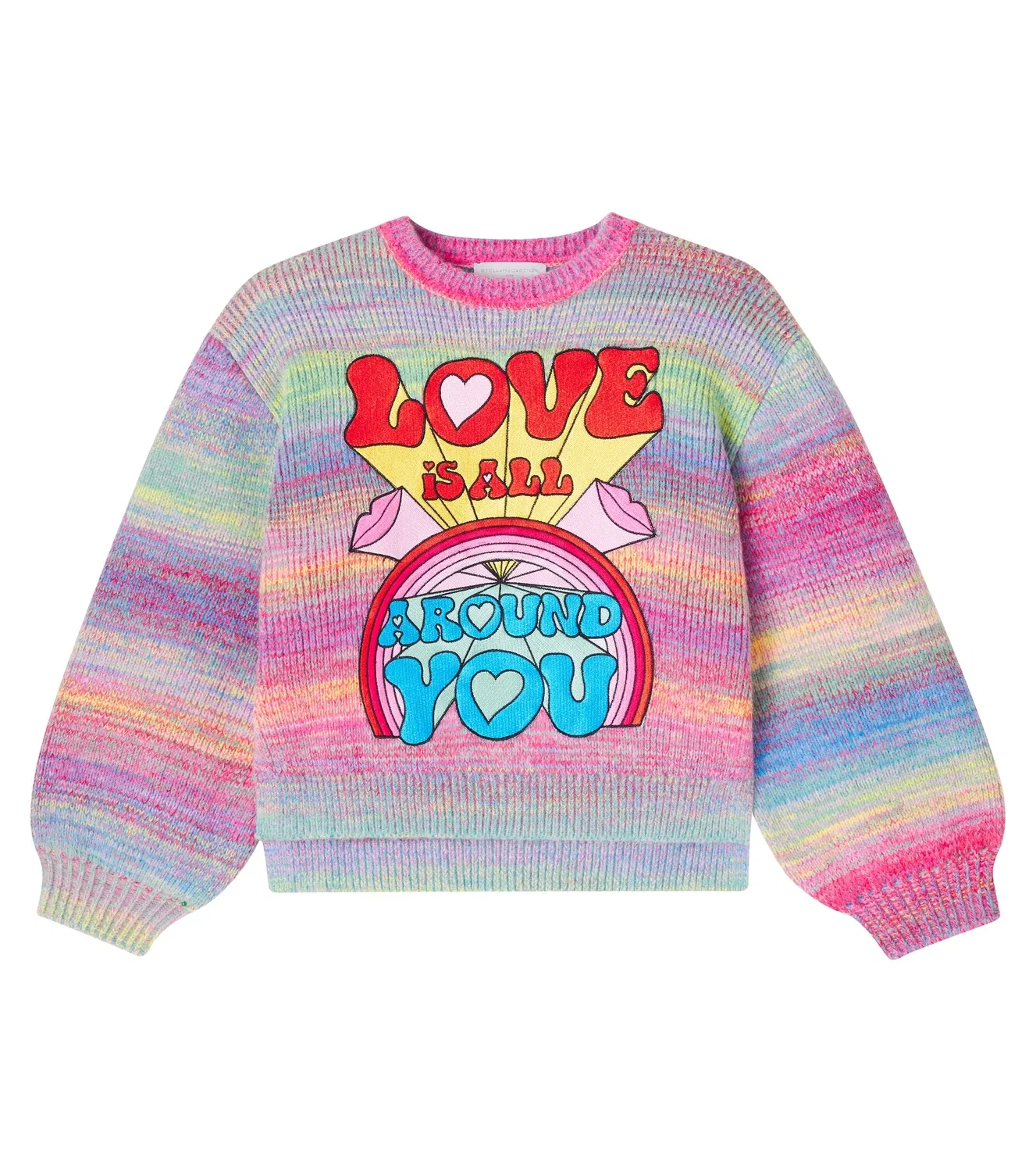 Свитер с аппликацией Stella Mccartney Kids, мультиколор