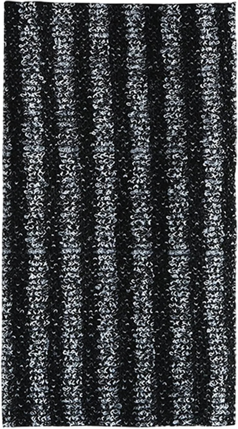 Скребок для спины, Полосатый дизайн, Generic, 21x10 см, Черные полосы
