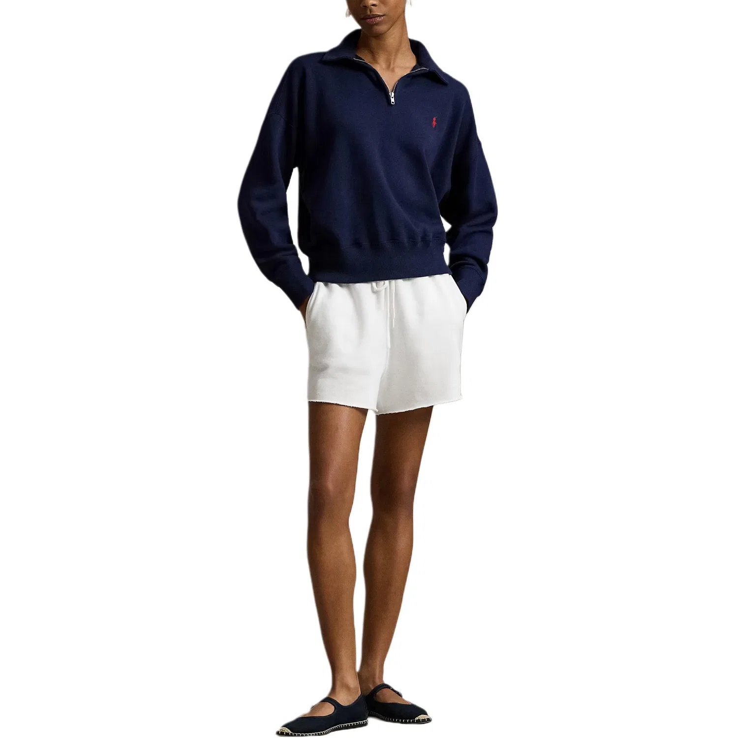 Женский свободный свитшот Polo Ralph Lauren, Nautical Blue — фото 4